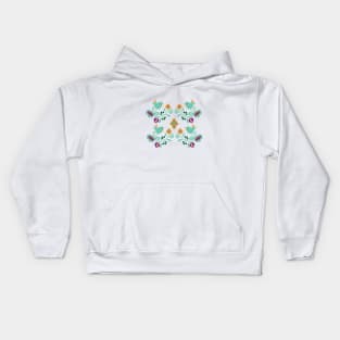 Cute Birds on Branches Kids Hoodie